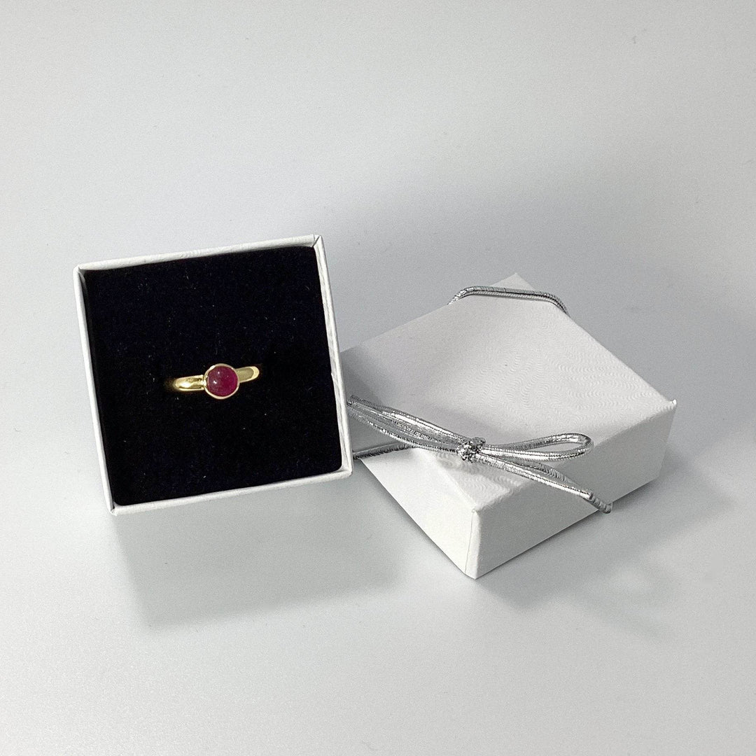 Pink Jade Ring - Rocks and Gems Canada