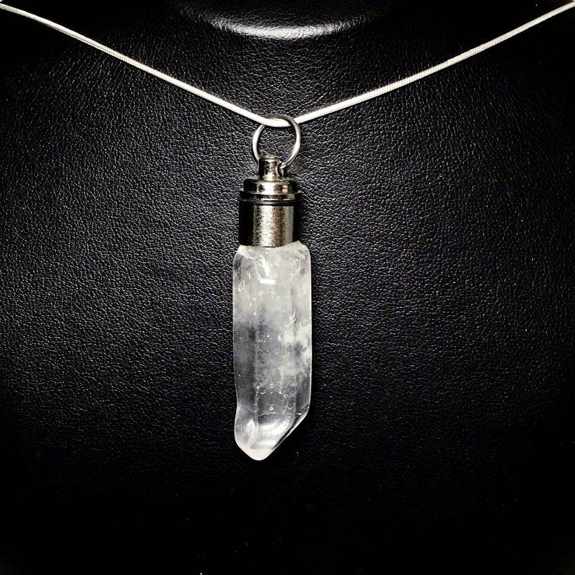 LED Quartz Point Pendant - Rocks and Gems Canada