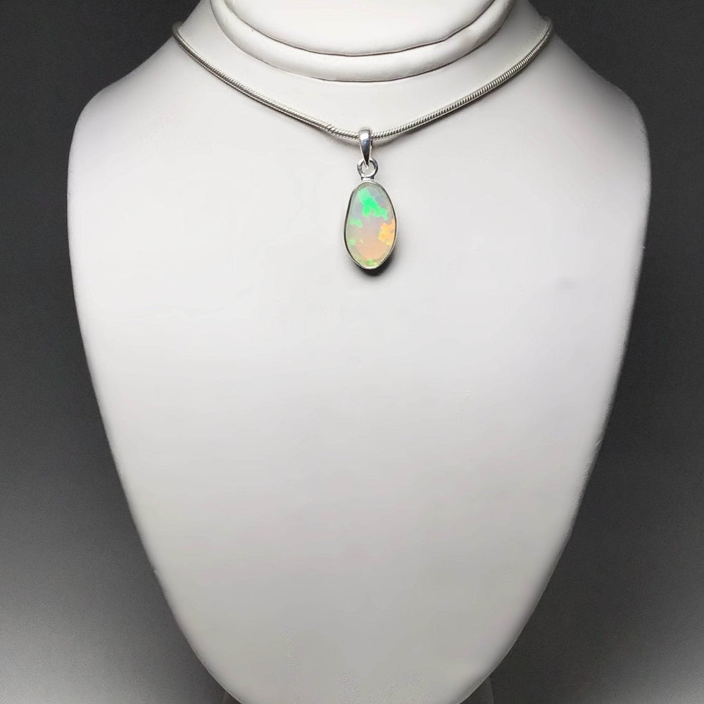 Ethiopian Fire Opal Pendant - Rocks and Gems Canada