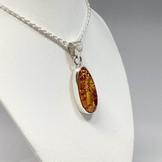 Cognac Amber Pendant - Rocks and Gems Canada