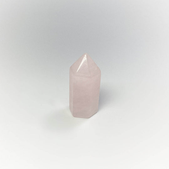 Polished Rose Quartz Point - Rocks and Gems Canada