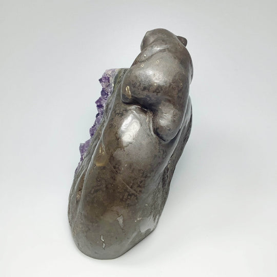 Amethyst Bear Carving - Rocks and Gems Canada