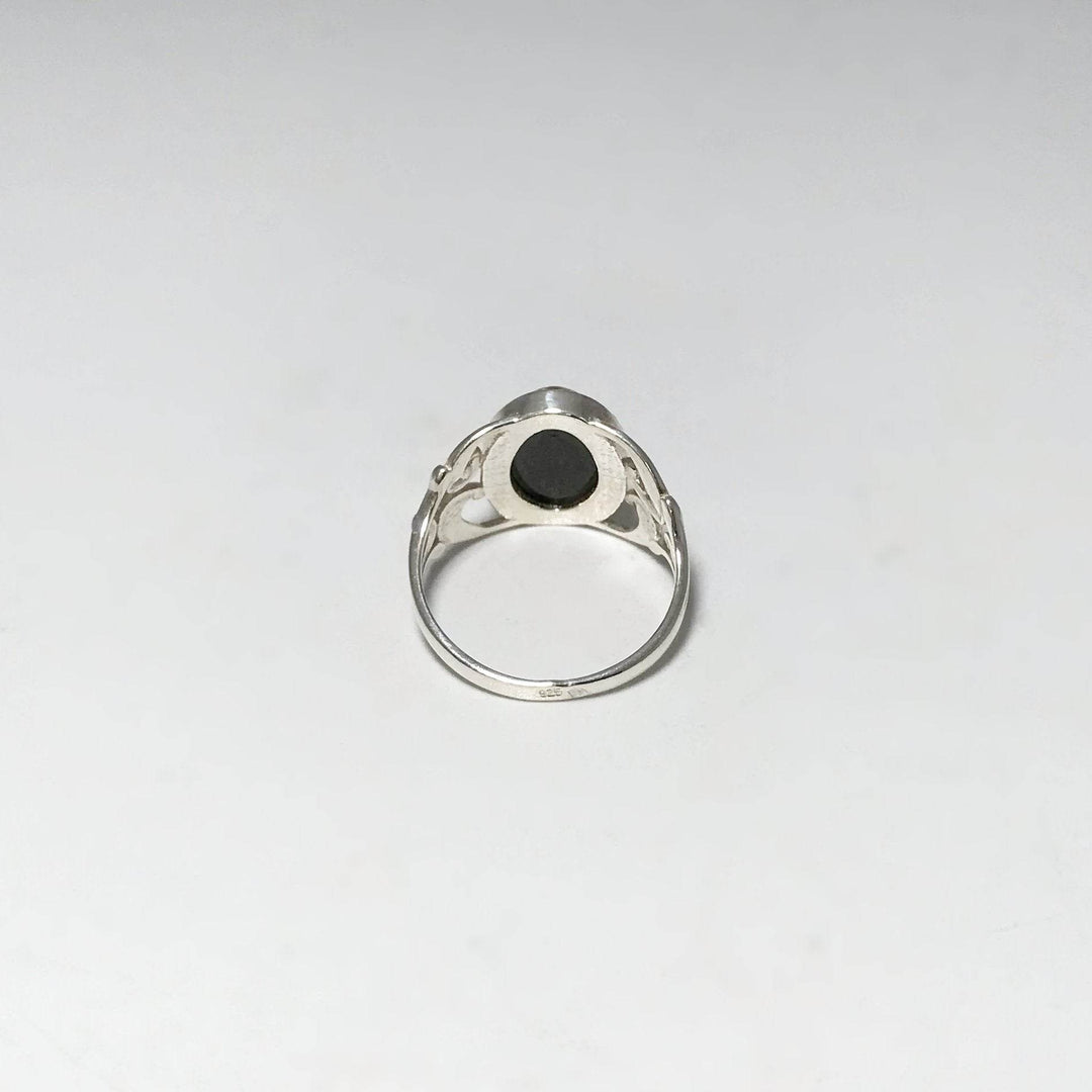 Green Amber Ring - Rocks and Gems Canada