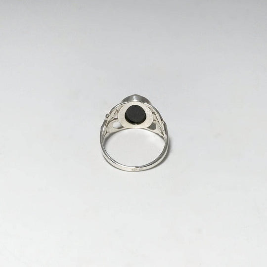 Green Amber Ring - Rocks and Gems Canada