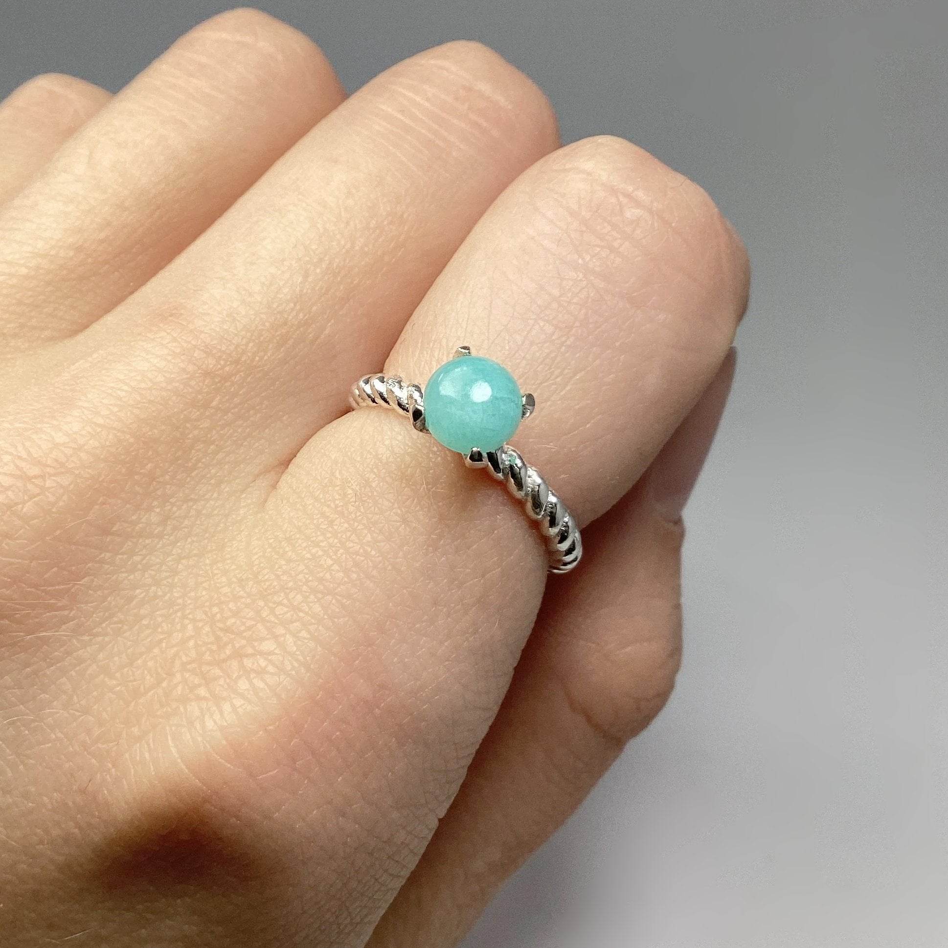Amazonite Ring - Rocks and Gems Canada