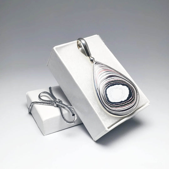 Fordite Pendant - Rocks and Gems Canada