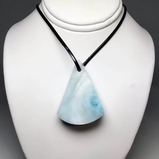 Larimar Drilled Pendant - Rocks and Gems Canada