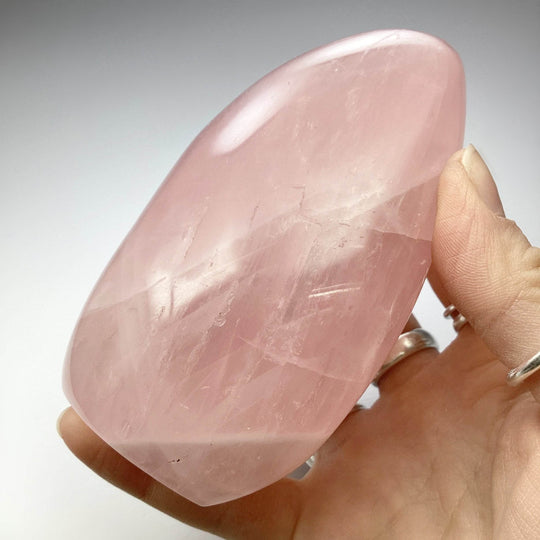 Rose Quartz Stand Up - Rocks and Gems Canada