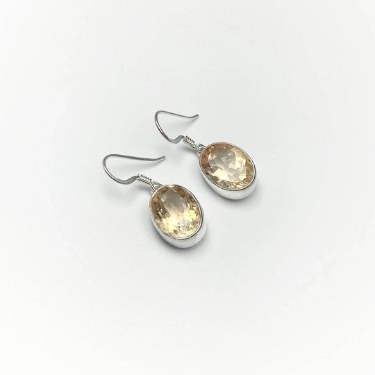 Citrine Dangle Earrings - Rocks and Gems Canada
