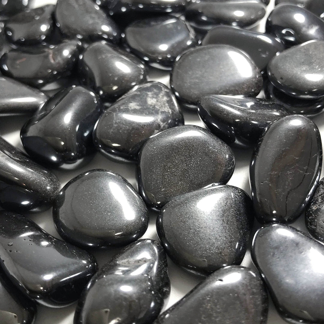Hematite Small Tumbles Pouch - Rocks and Gems Canada