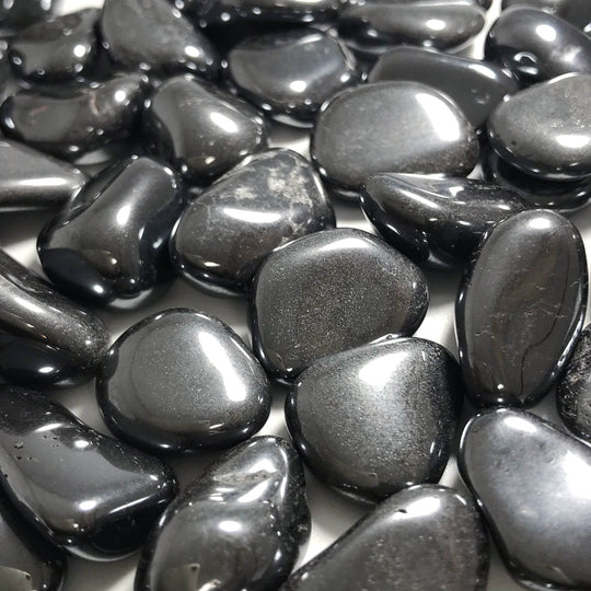 Hematite Small Tumbles Pouch - Rocks and Gems Canada