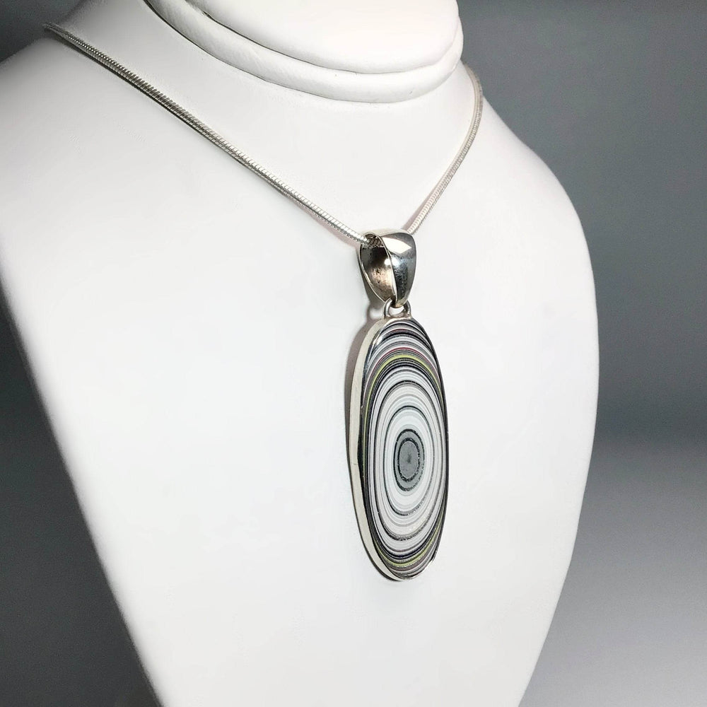 Fordite Pendant - Rocks and Gems Canada