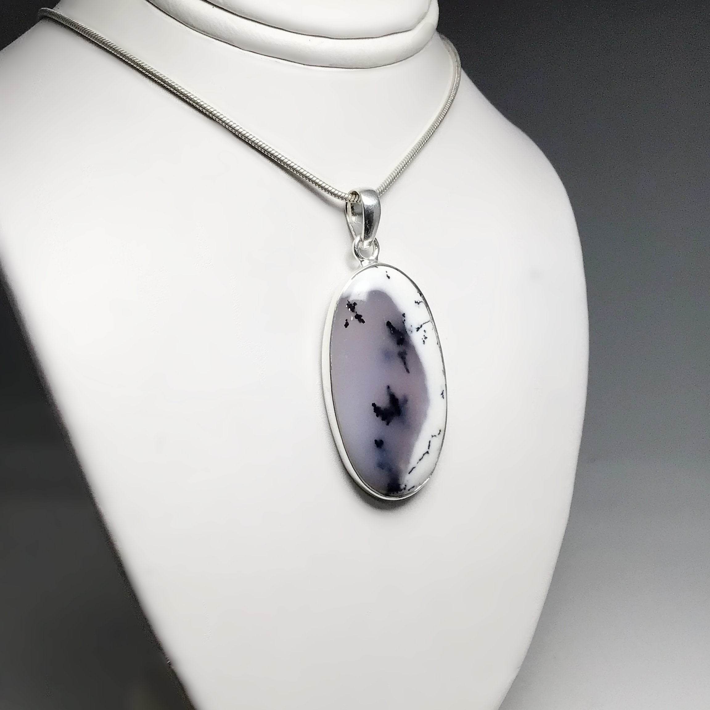 Dendritic Opal Pendant - Rocks and Gems Canada