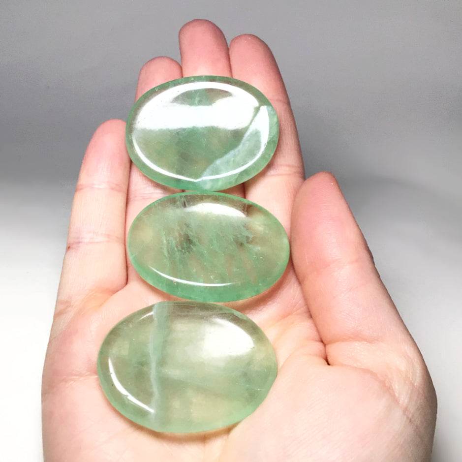 Worry Stone - Green Fluorite - Rocks and Gems Canada