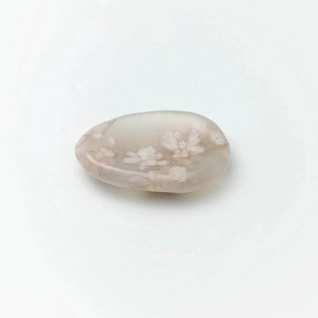Worry Stone - Flower Agate - Rocks and Gems Canada
