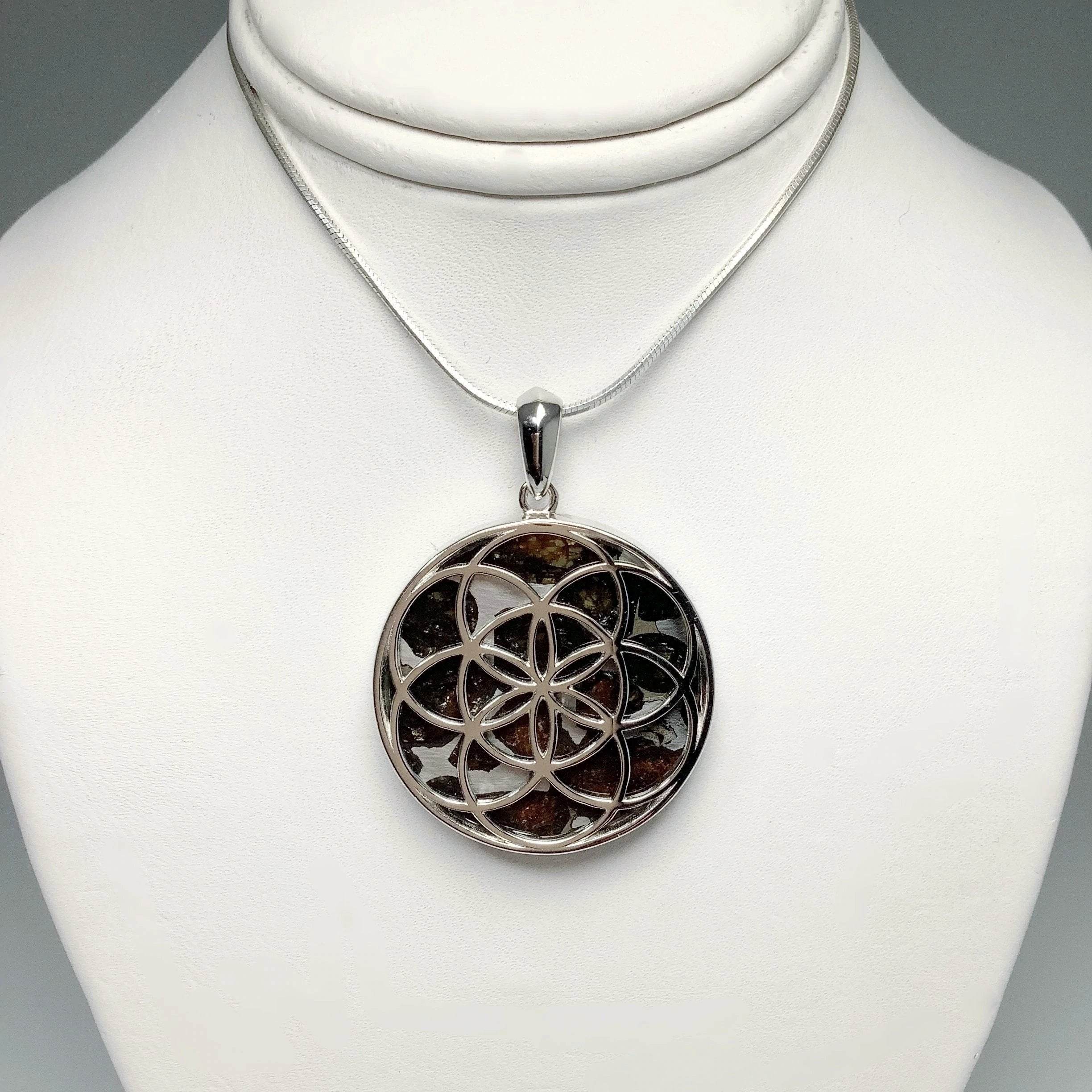 Sericho Meteorite Seed of Life Pendant - Rocks and Gems Canada