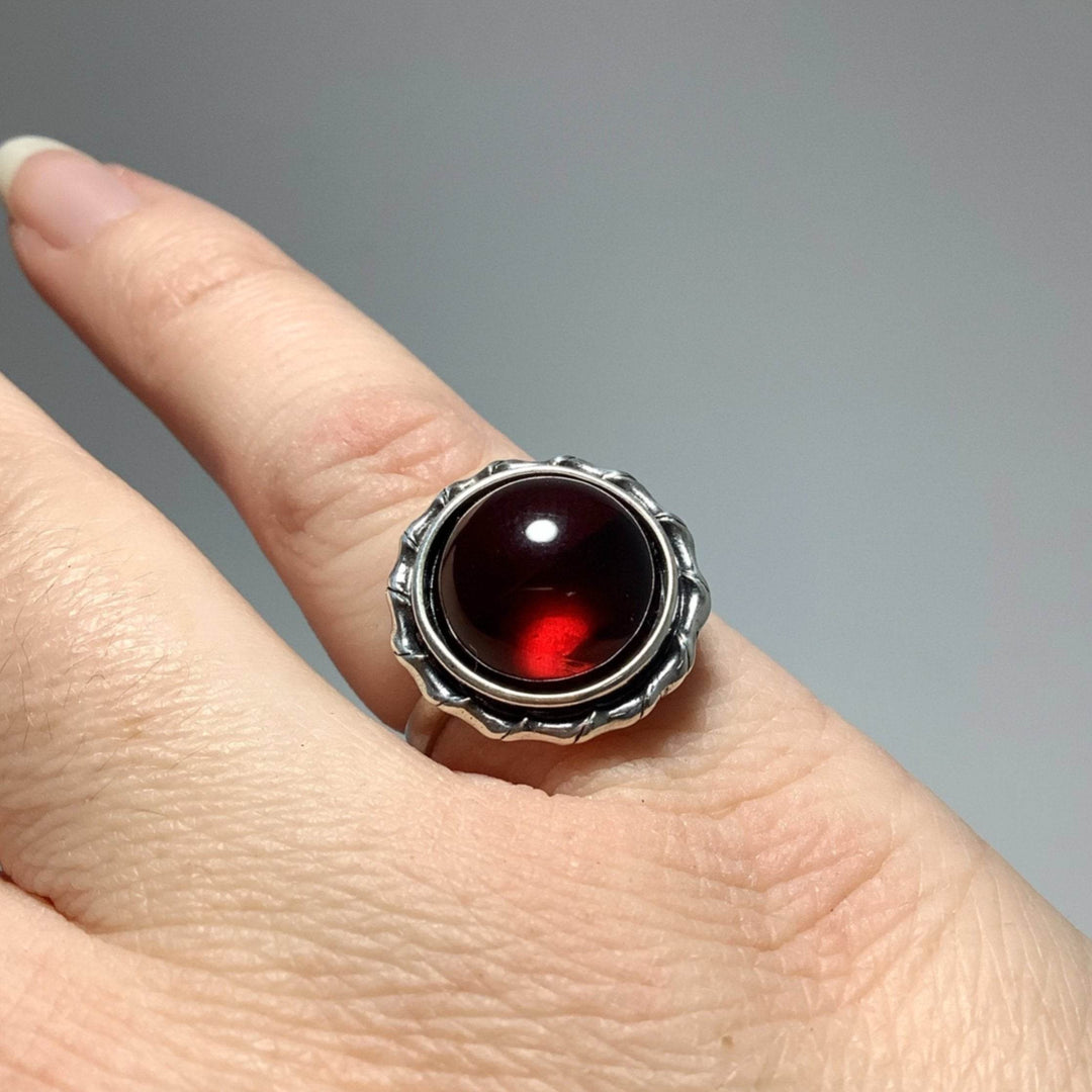 Cherry Amber Ring - Rocks and Gems Canada
