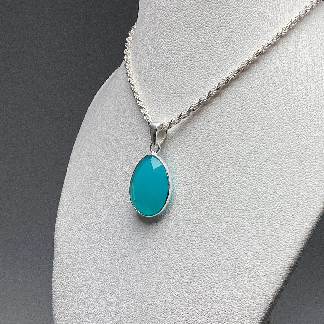 Paraiba Blue Onyx Pendant - Rocks and Gems Canada