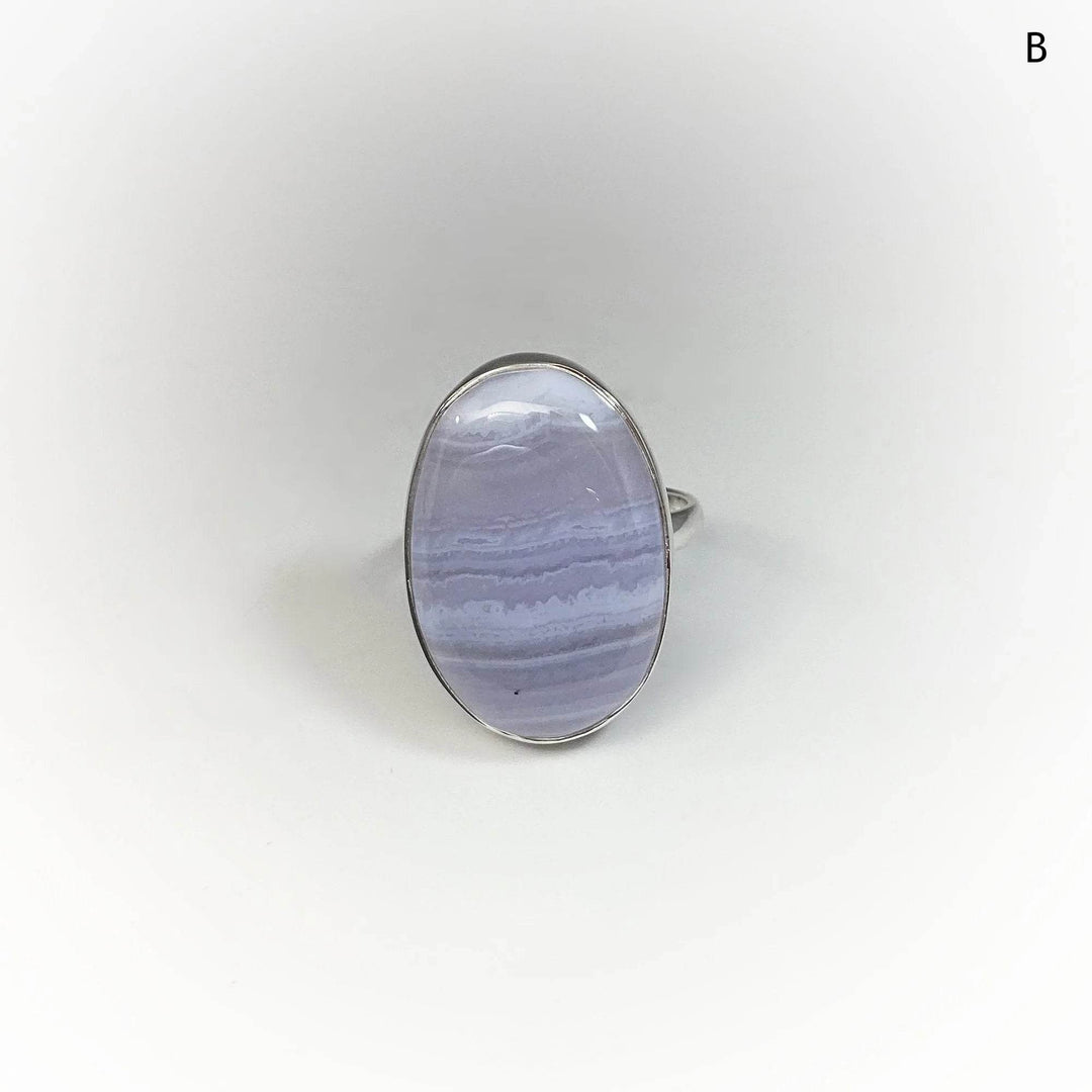 Blue Lace Agate Ring - Rocks and Gems Canada