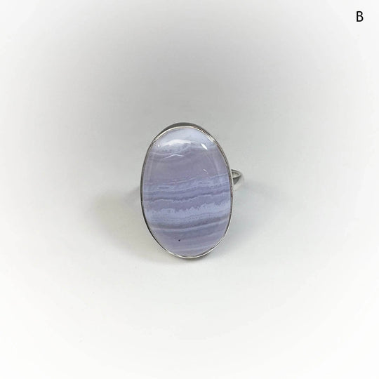 Blue Lace Agate Ring - Rocks and Gems Canada