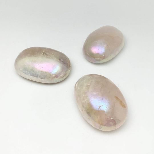 Opalescent Rose Quartz Tumble - Rocks and Gems Canada