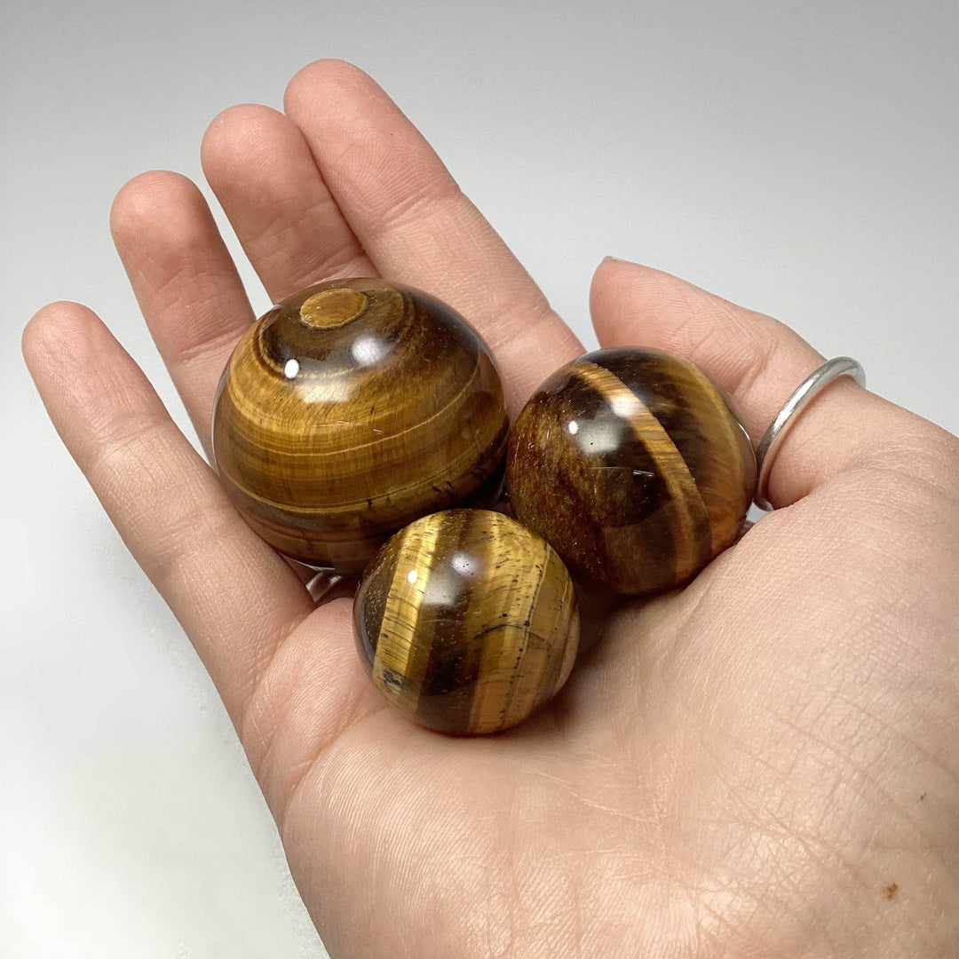 Tiger Eye Sphere - Rocks and Gems Canada