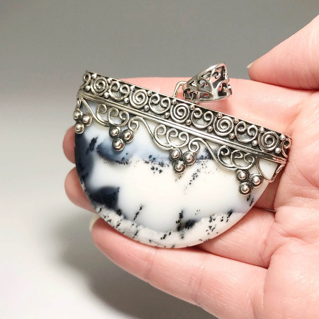 Dendritic Opal Pendant - Rocks and Gems Canada