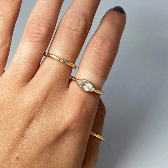 Clear Quartz Ring - Rocks and Gems Canada