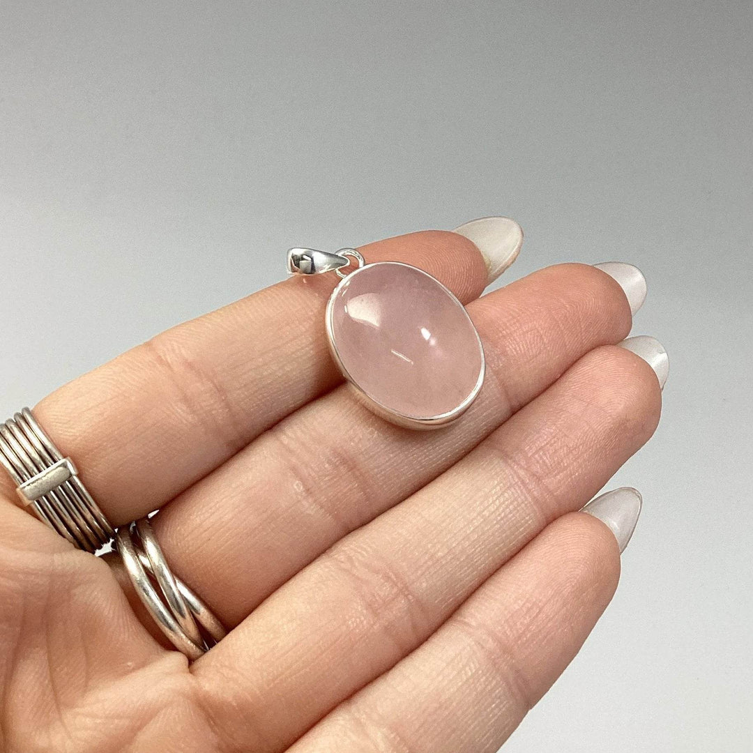 Rose Quartz Pendant - Rocks and Gems Canada