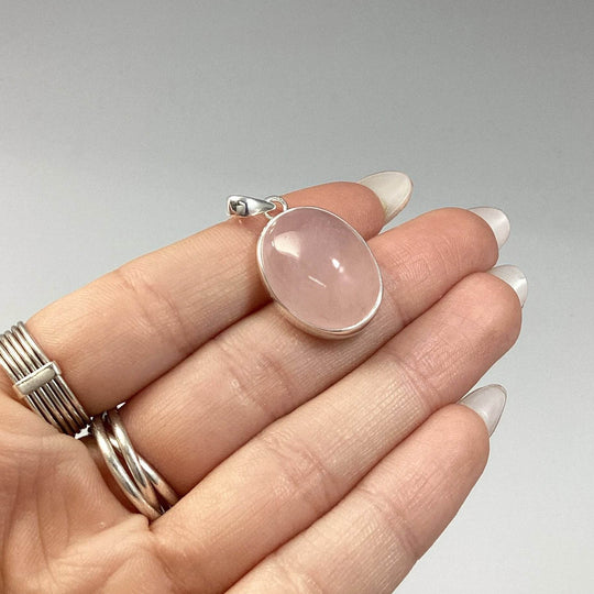 Rose Quartz Pendant - Rocks and Gems Canada