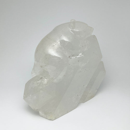 Quartz Bear Carving - Rocks and Gems Canada