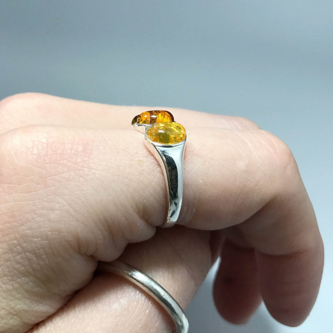 Mixed Amber Ring - Rocks and Gems Canada