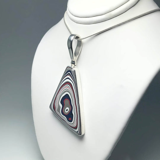 Fordite Pendant - Rocks and Gems Canada