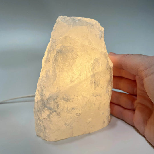 Rough Quartz Lamp - Rocks and Gems Canada