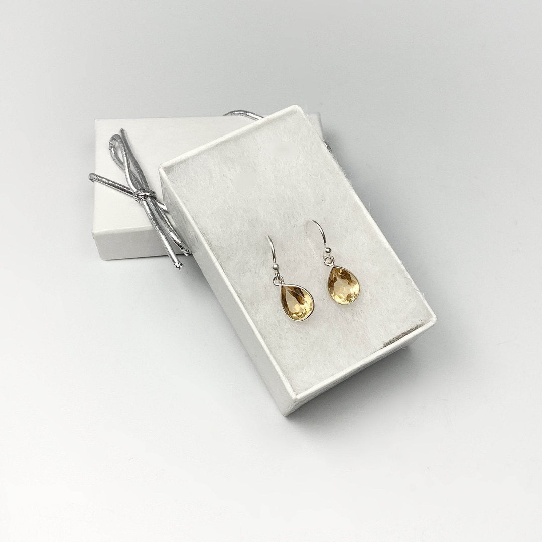 Citrine Dangle Earrings - Rocks and Gems Canada