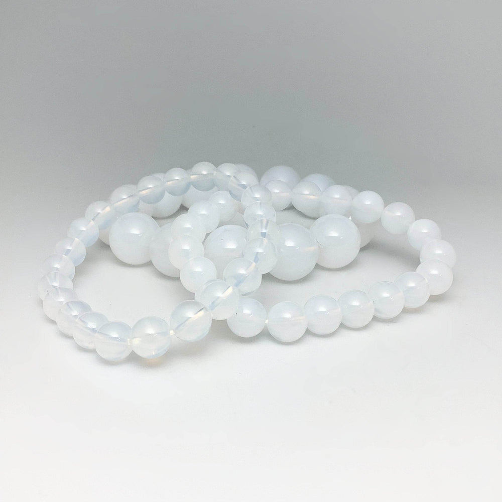 Moon Quartz Beaded Bracelet - Rocks and Gems Canada