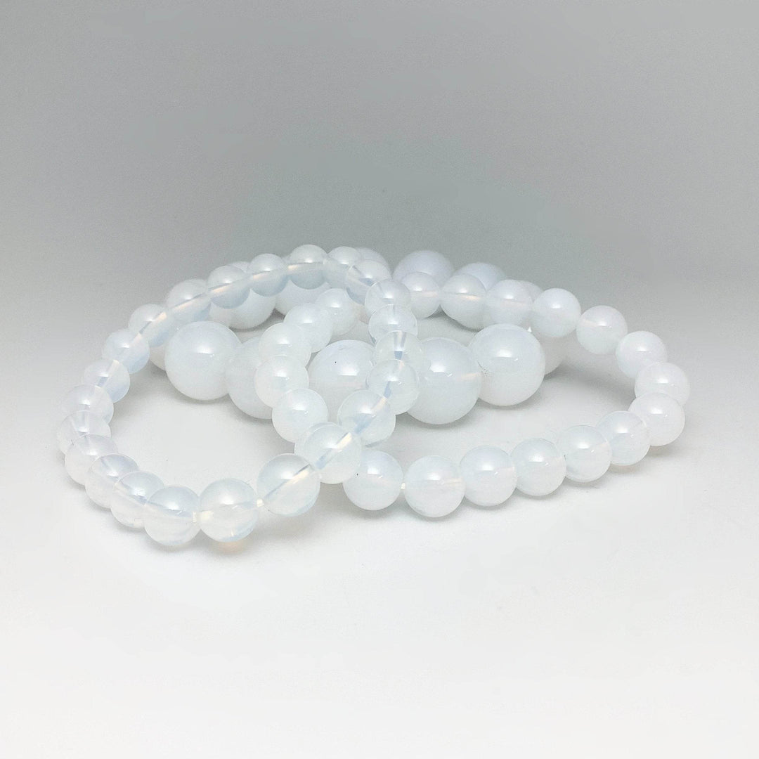 Moon Quartz Beaded Bracelet - Rocks and Gems Canada