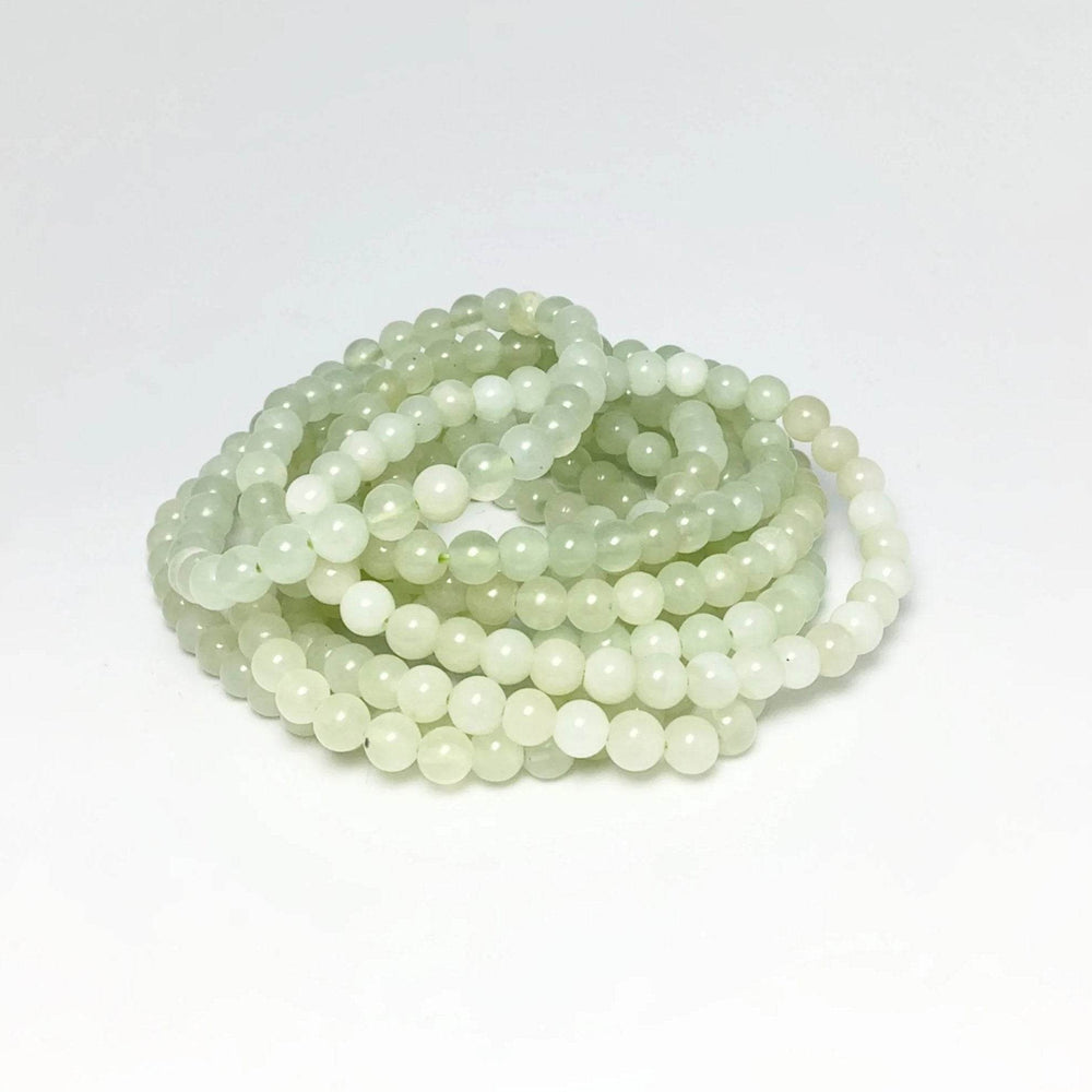 New Jade Beaded Bracelet - Rocks and Gems Canada