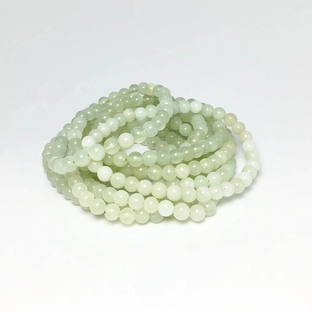 New Jade Beaded Bracelet - Rocks and Gems Canada