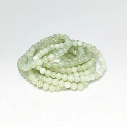 New Jade Beaded Bracelet - Rocks and Gems Canada