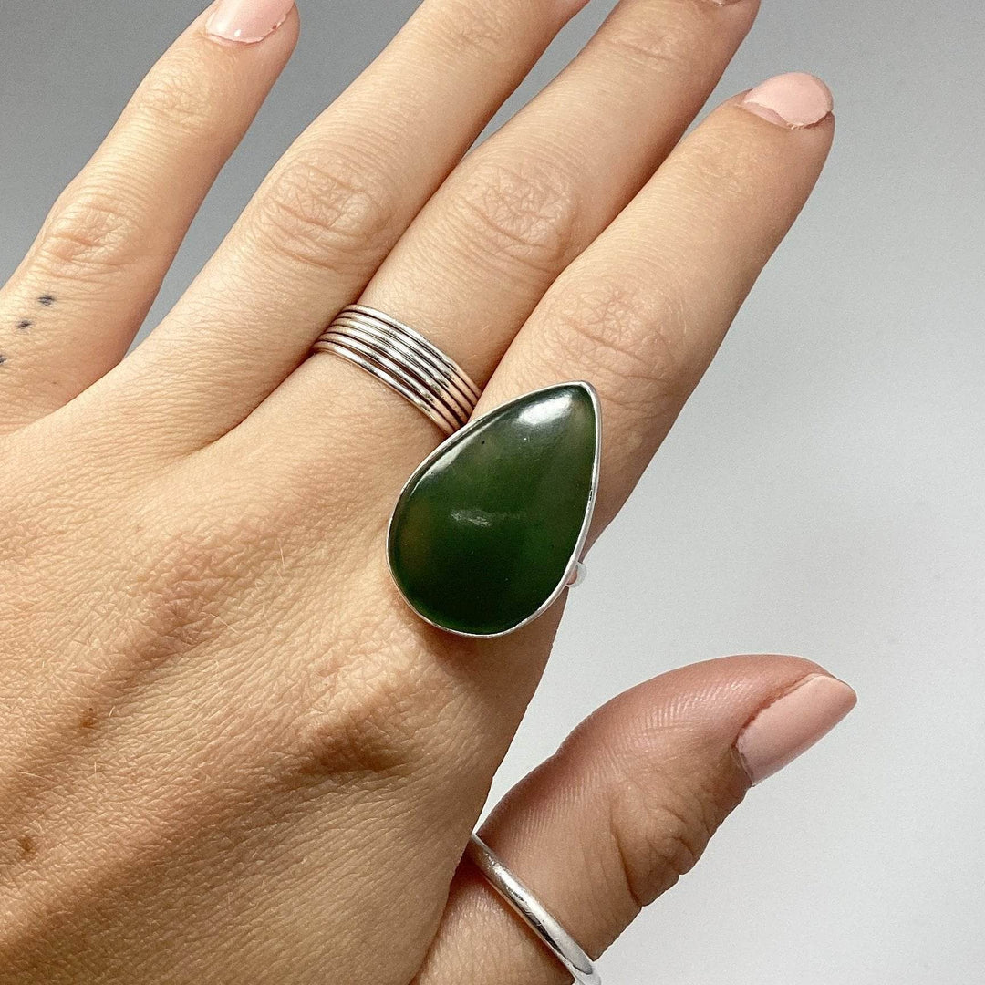 Canadian Jade Ring - Rocks and Gems Canada