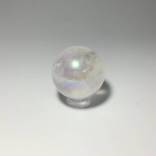Opalescent Aura Quartz Sphere - Rocks and Gems Canada