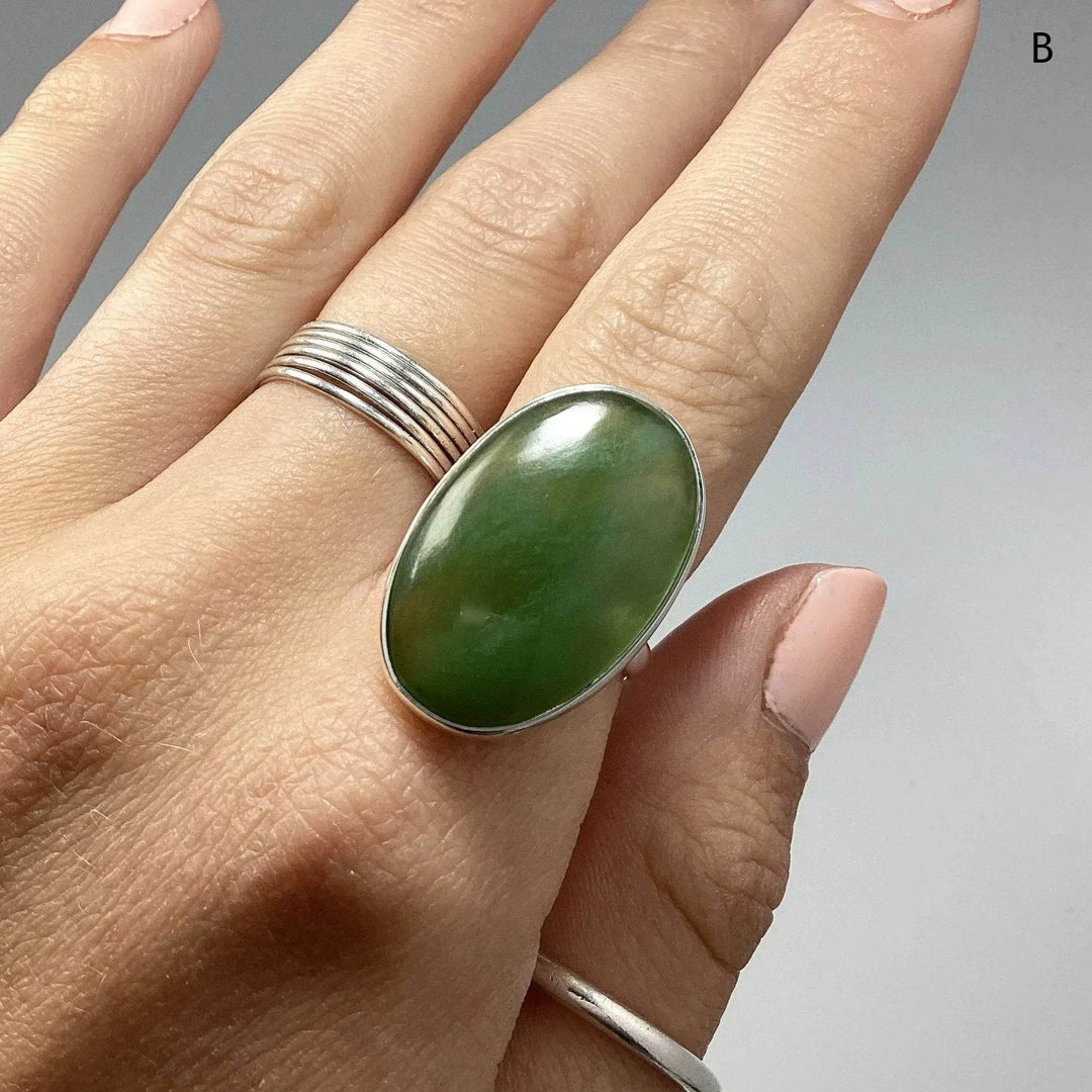 Canadian Jade Ring - Rocks and Gems Canada