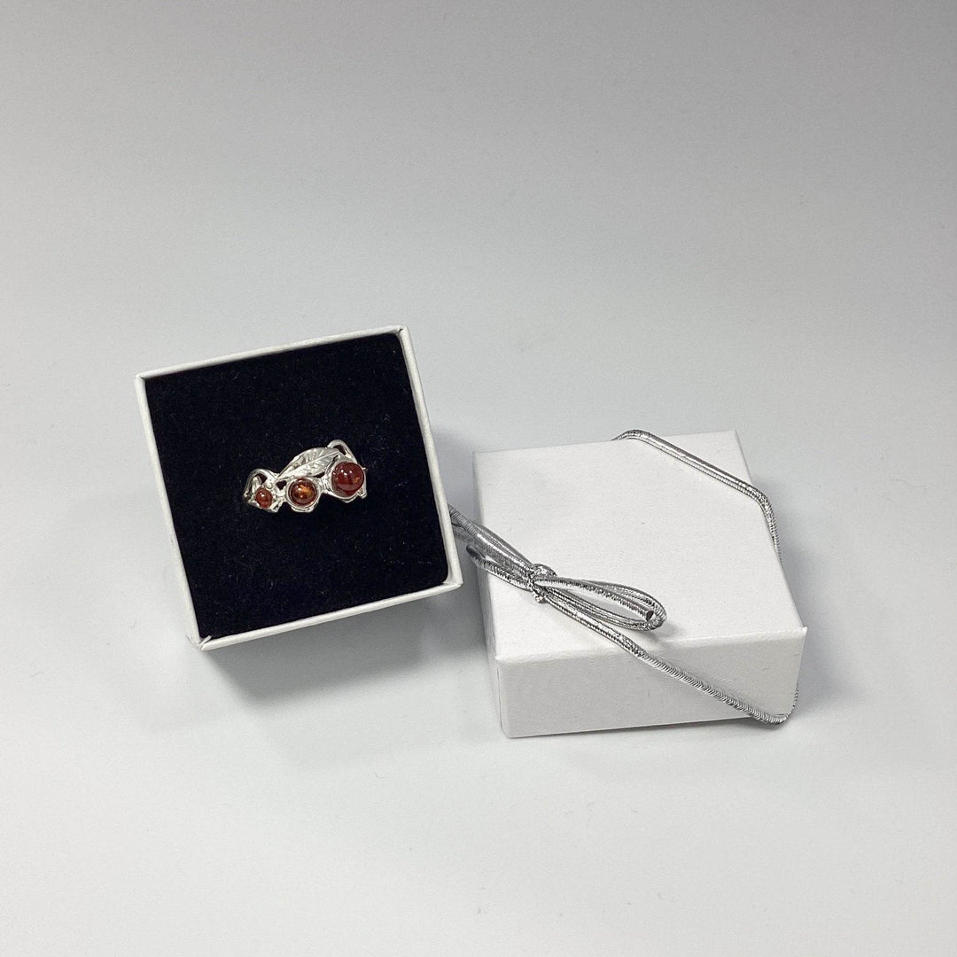 Cognac Amber Ring - Rocks and Gems Canada