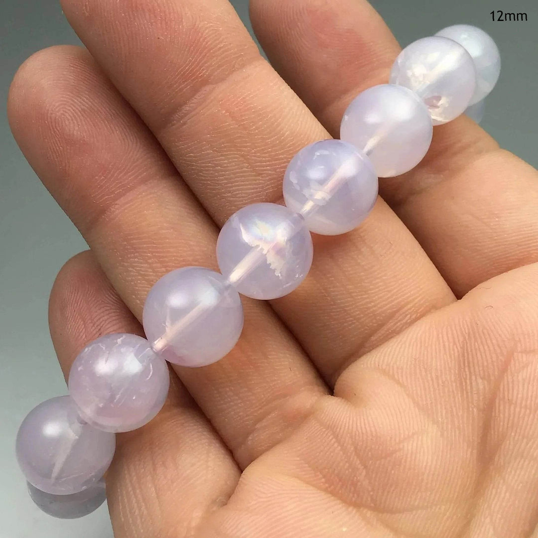 Moon Amethyst Beaded Bracelet - Rocks and Gems Canada