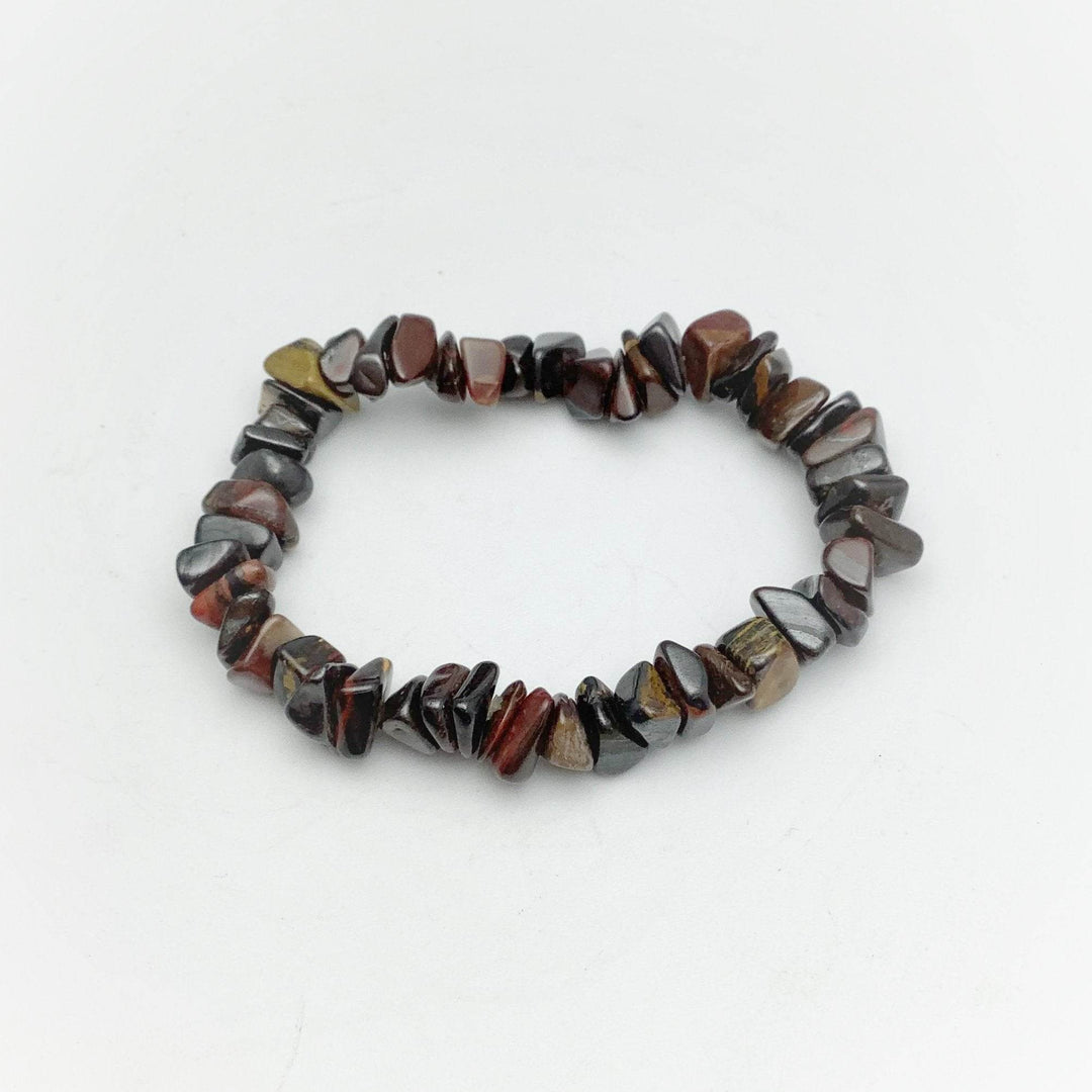 Mixed Tiger Iron Chip Beaded Bracelet - Rocks and Gems Canada