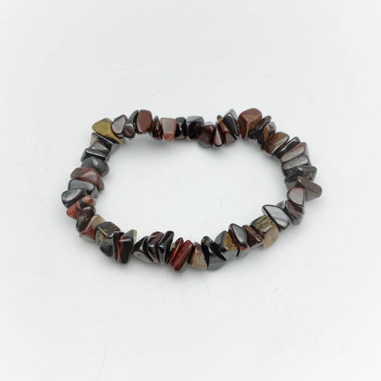 Mixed Tiger Iron Chip Beaded Bracelet - Rocks and Gems Canada