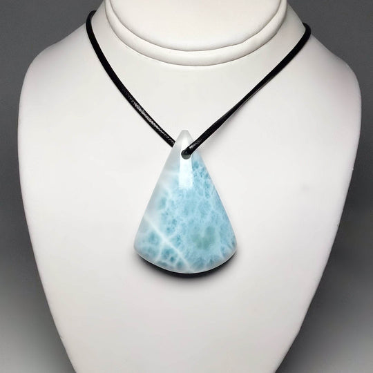 Larimar Drilled Pendant - Rocks and Gems Canada