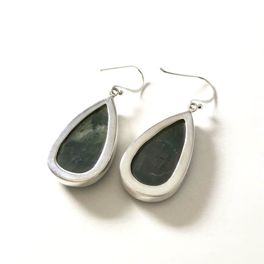 Jade Dangle Earrings - Rocks and Gems Canada