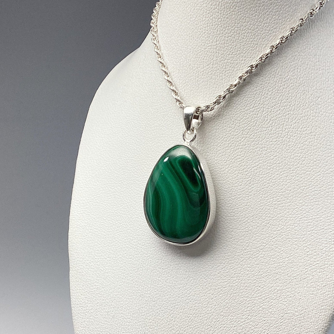 Malachite Pendant - Rocks and Gems Canada